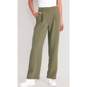 NWT Old Navy Extra High-Waisted Taylor Wide-Leg Trouser Suit Pants for Women L